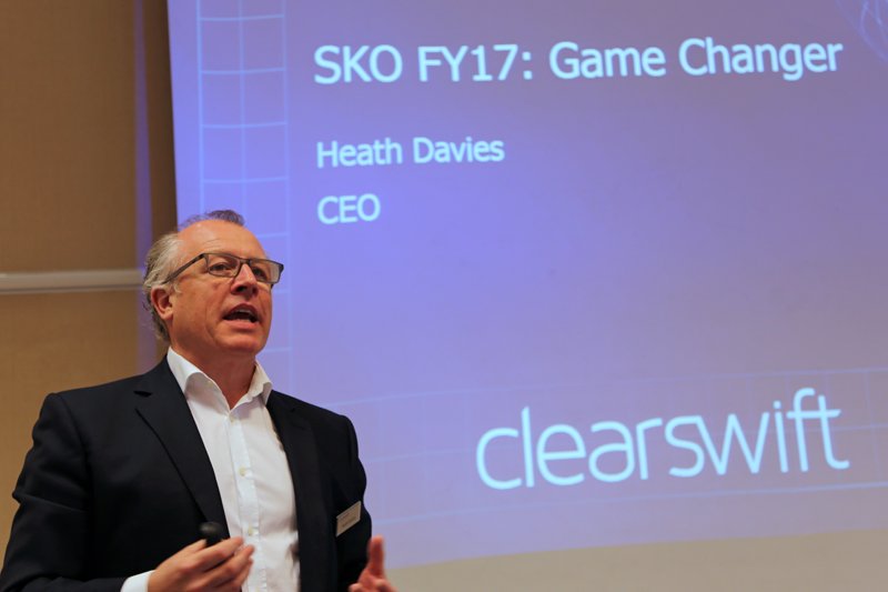 Clearswift CEO, Heath Davies
